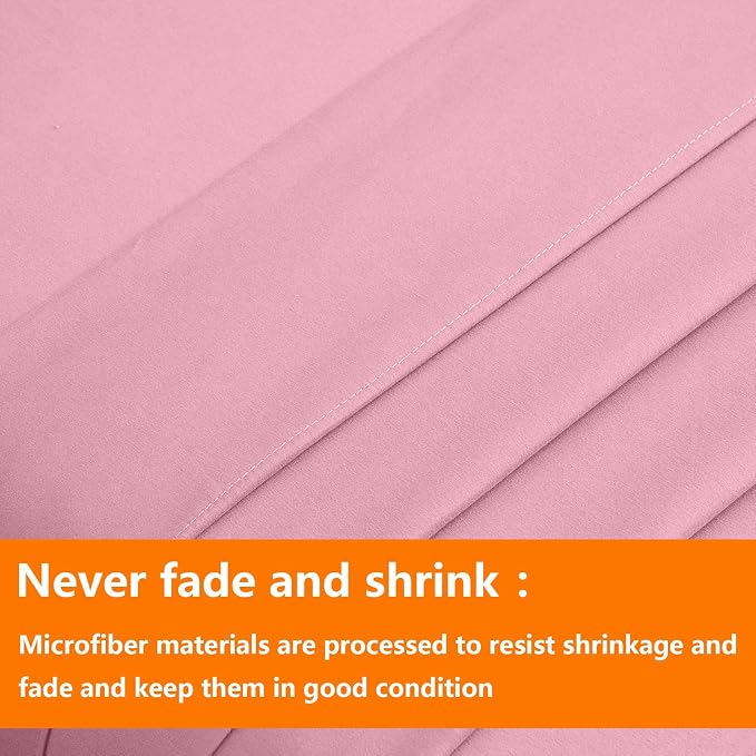 TAIMIT Pink Twin Size Comforter Set - Image 7