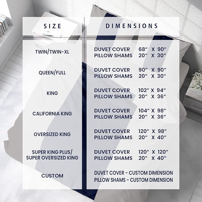 Kotton Culture 120"x120" 1 Pc Super King Plus/Super Oversize King Duvet Cover - Image 4