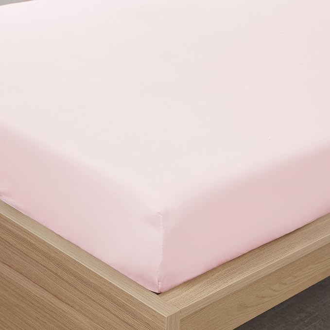 Queen Fitted Sheet Only with Full Elastic & Built in Corner Sheet Straps to - Image 4