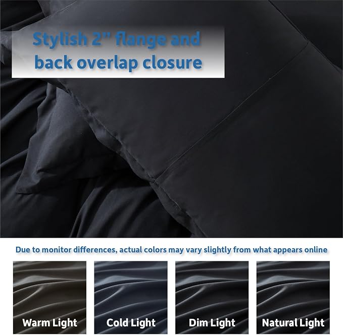 Nestl Black Duvet Cover Full Size - Image 8