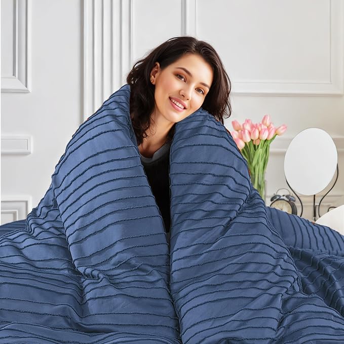 NEXHOME PRO Duvet Cover, 3 Pieces Boho Tufted Duvet Cover Set, Soft and - Image 4