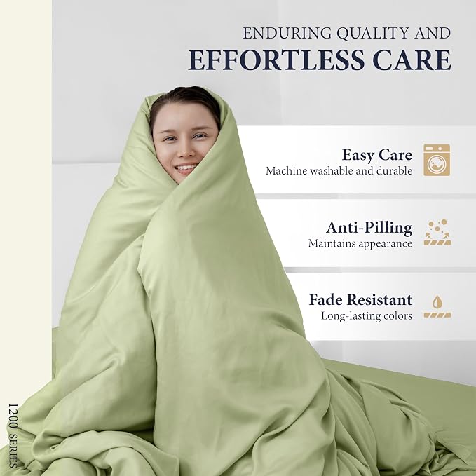 100% Egyptian Cotton Sheets California King Size - Image 7