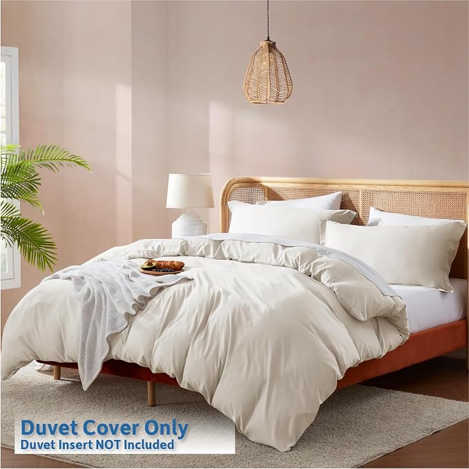 Nestl Off White Duvet Cover King Size - Image 2