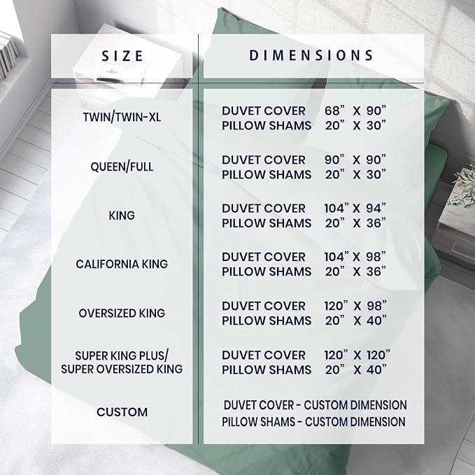 Kotton Culture 120"x98" 1 Pc Oversized King Duvet Cover Only 100% Egyptian - Image 4