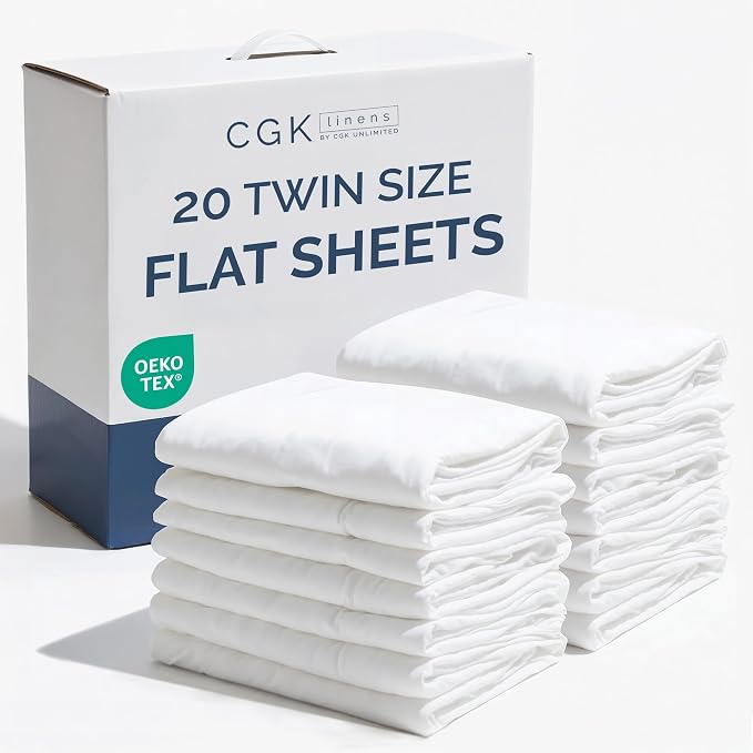 Twin Size Flat Sheets by CGKUnlimited