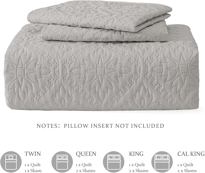 Exclusivo Mezcla Queen Quilt Bedding Set, Lightweight Soft Bedspreads Coverlets - Image 6