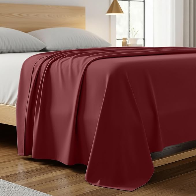 Mellanni Queen Size Flat Sheet by Mellanni
