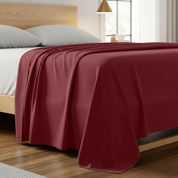 Mellanni Twin Size Flat Sheet by Mellanni