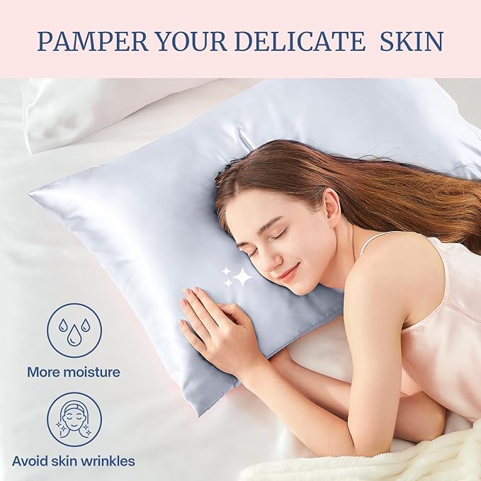 BEDELITE Satin Pillowcase for Hair and Skin, Super Soft Similar to Silk Pillow - Image 3