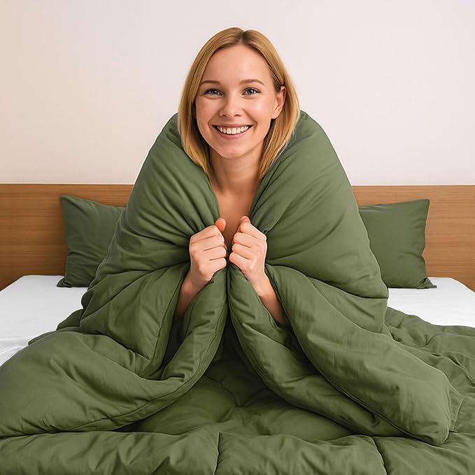 Pure Bedding Duvet Cover Queen Size - Image 6