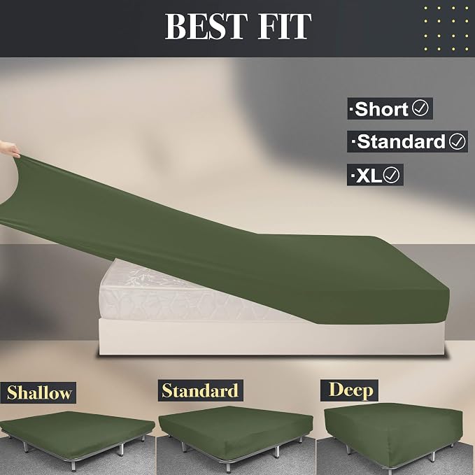 Soft Stretch King Size Fitted Sheet Only - Image 3