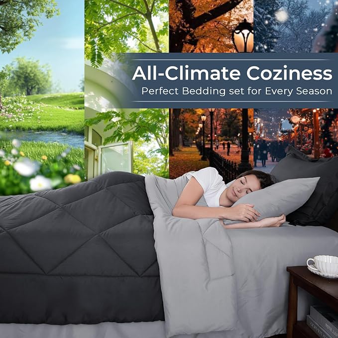 HEVUMYI Queen Comforter Set - Image 3