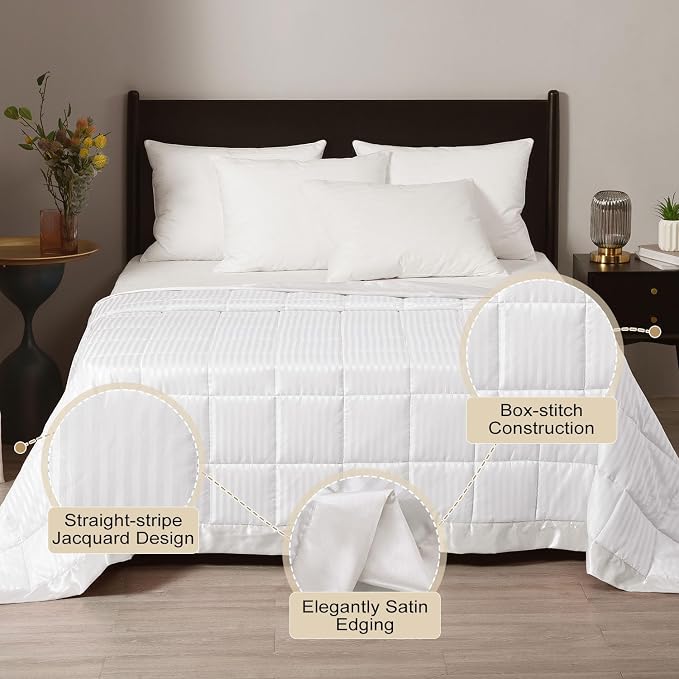 downluxe Weighted Blanket Queen Size, 15 lb Weighted Blanket - Image 2