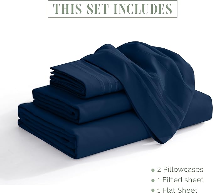 Elegant Comfort Luxurious 1500 Premium Hotel Quality Microfiber Three Line - Image 4