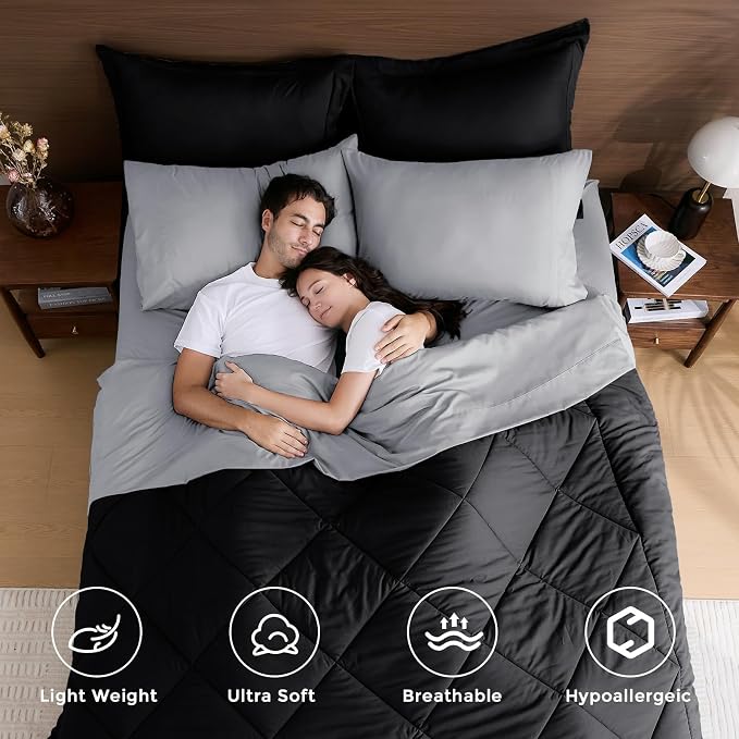 HEVUMYI Oversized Queen Comforter Set - Image 2