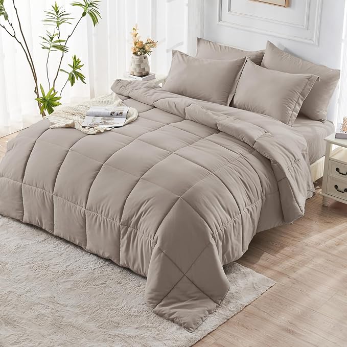 JOLLYVOGUE Twin XL Comforter Set, Ultra-Soft Bed in a Bag Twin XL Size 5 Pieces - Image 8