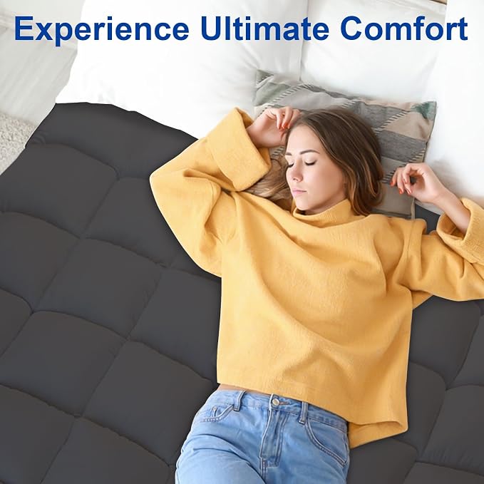 Queen Mattress Topper, Extra Thick Mattress Pad Cover - Image 5