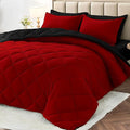 MUXHOMO 7 Pieces Full Comforter Set, Reversible Bed in a Bag Full Size by MUXHOMO