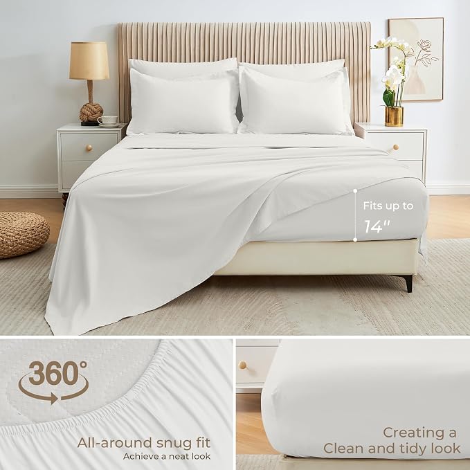 Sasttie California King Comforter Set, 7 Pieces Reversible Cal King Bed in a Bag - Image 5