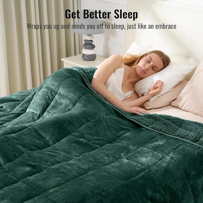 Uttermara Weighted Blankets for Adults Full Size, 15lbs 48x72 inches Blanket - Image 3