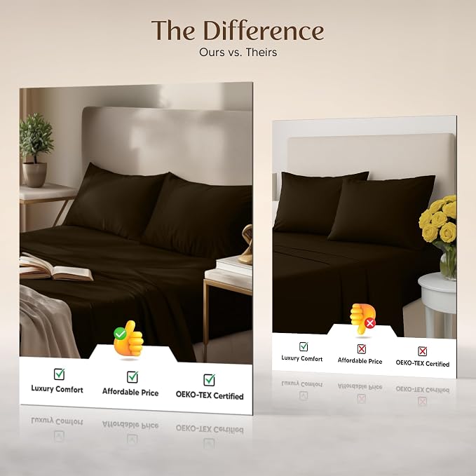 Utopia Bedding Twin XL Sheet Set – 3 Piece Bed Sheets - Image 6