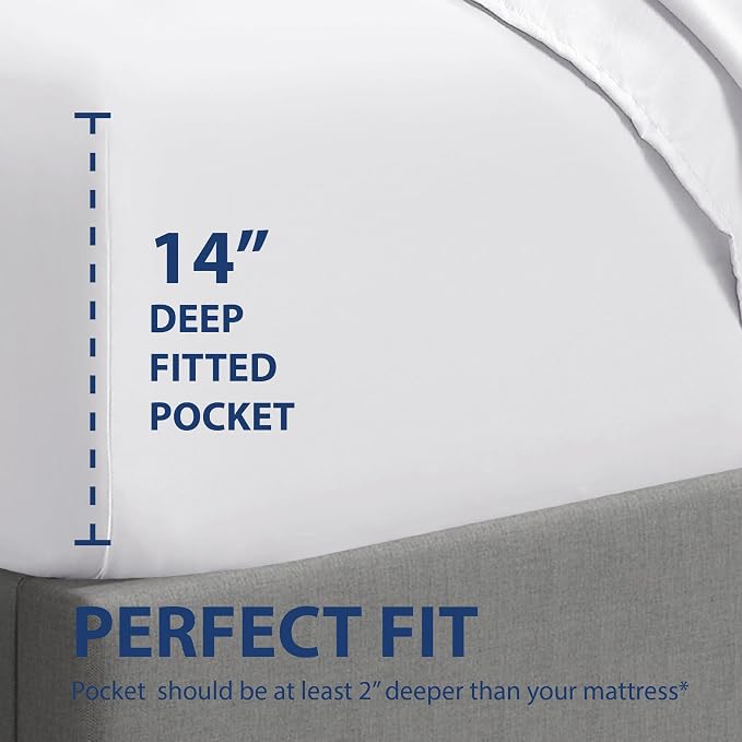 Cathay Home King Fitted Sheet - Image 3