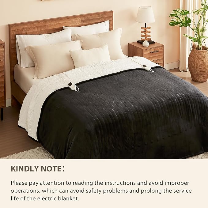 Homemate Electric Heated Blanket Twin - Image 8