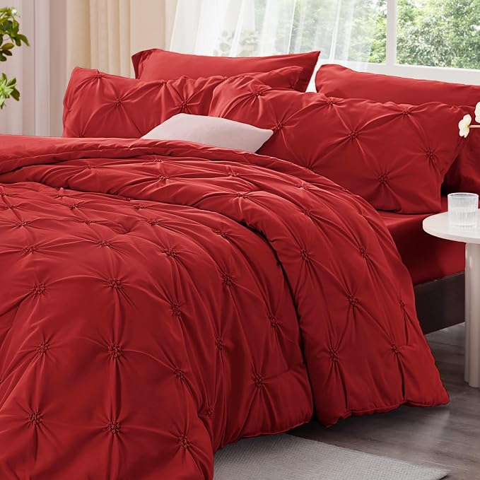 BEDELITE Red Twin Comforter Set - Image 2