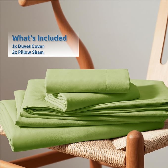 Nestl Calla Green California King Duvet Cover Sets - Image 9