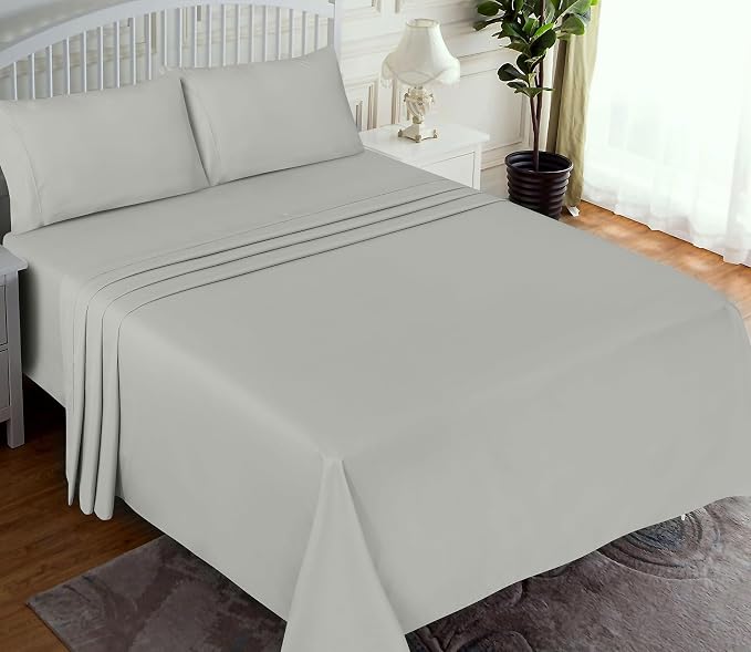 RUVANTI 100% Cotton Sheets – Queen Size Percale Bedding, Cooling & Breathable - Image 2