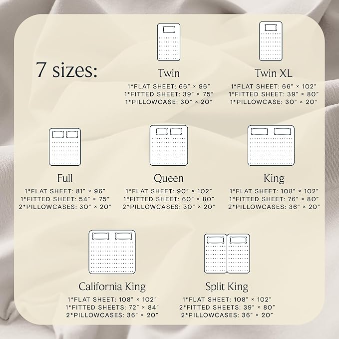 LuxClub 3 PC Twin XL Sheet Set, Deep Pockets Wrinkle Free Cooling Bed Sheets - Image 4