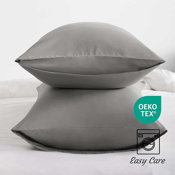 NTBAY King Pillow Cases Set of 2, 2 Pack Brushed Microfiber 20x40 Pillow Cases - Image 3