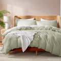 Nestl Light Sage Duvet Cover Queen Size by Nestl