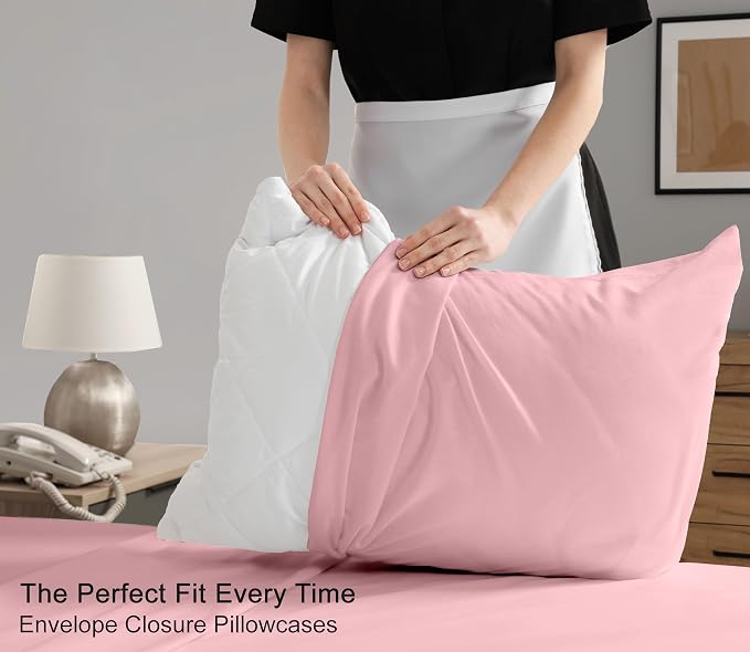 RUVANTI 100% Cotton Sheets – Queen Size Percale Bedding, Cooling & Breathable - Image 7