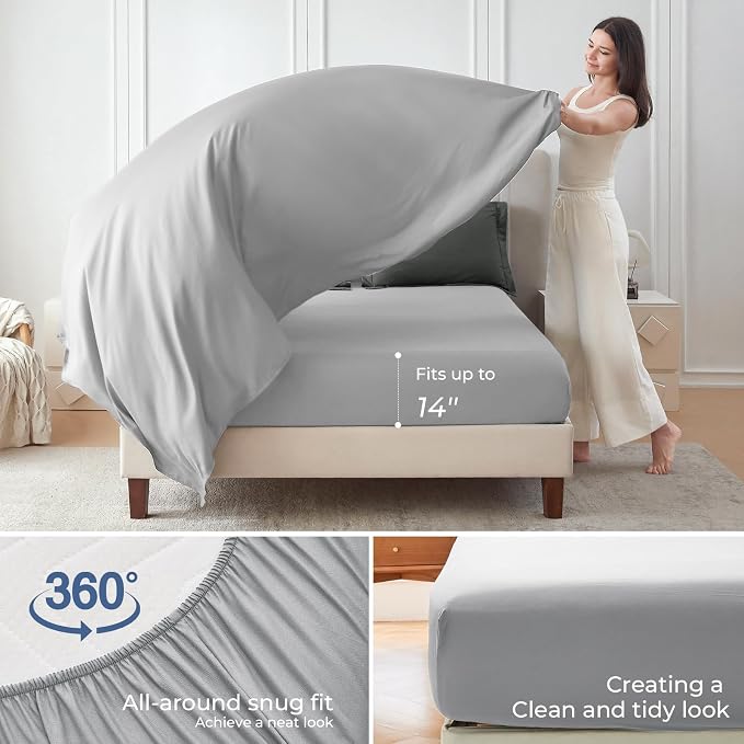 Sasttie Queen Comforter Set, 7 Pieces Bed in a Bag Queen, Complete Bedding Set - Image 4