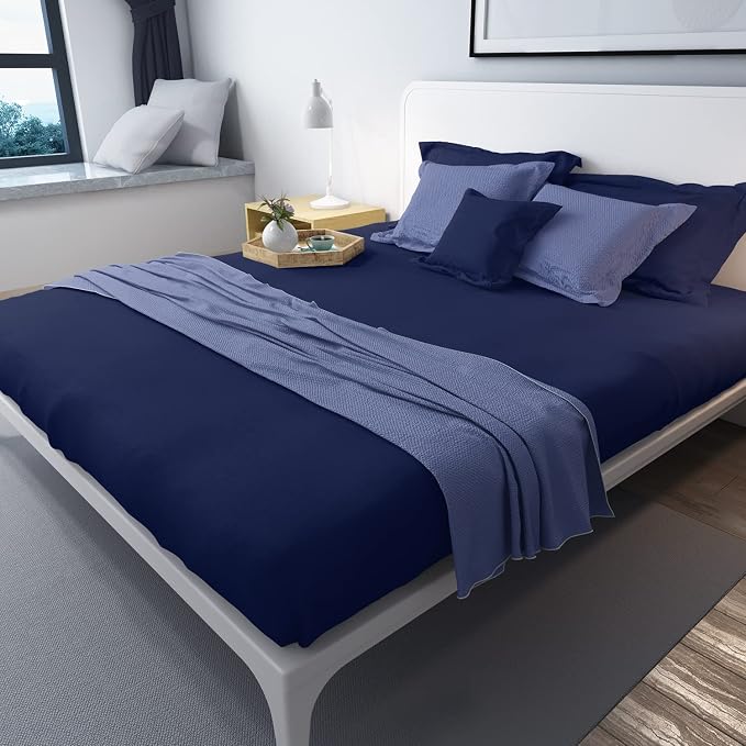 Lirex 2-Pack Full Size Flat Sheet Set, Ultra-Soft Brushed 1800 Microfiber - Image 5