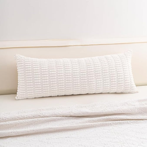 Aegero Corduroy Decorative Throw Pillow Covers 14x36 InchSoft Striped Pillow by Unknown