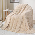 Drewin Weighted Blanket for Adults Queen Size 15 lbs, Soft Fuzzy Jacquard by Home