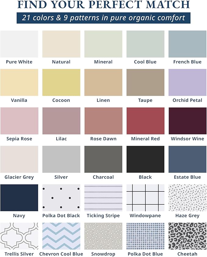 LANE LINEN 100% Organic Cotton Queen Sheets, Eco Friendly Mercerized Cotton - Image 3