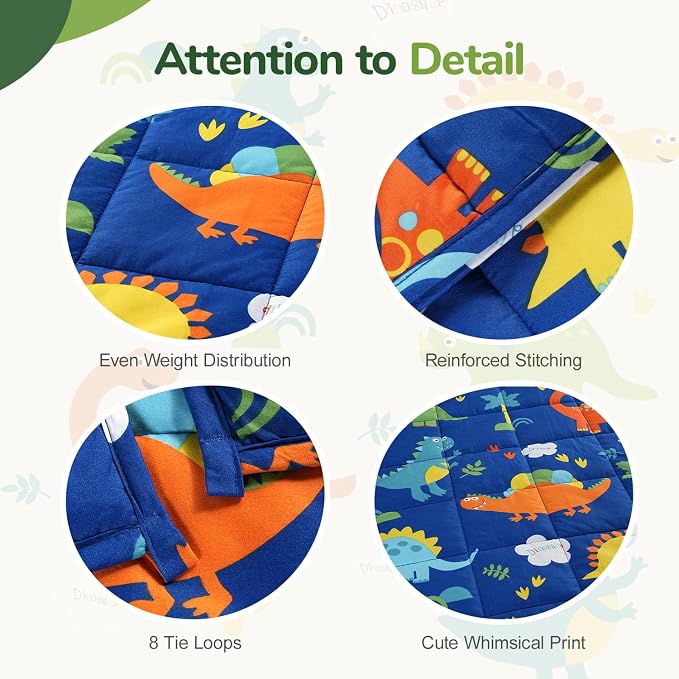 Sivio Weighted Blanket 7lbs, Breathable Heavy Blankets - Image 4