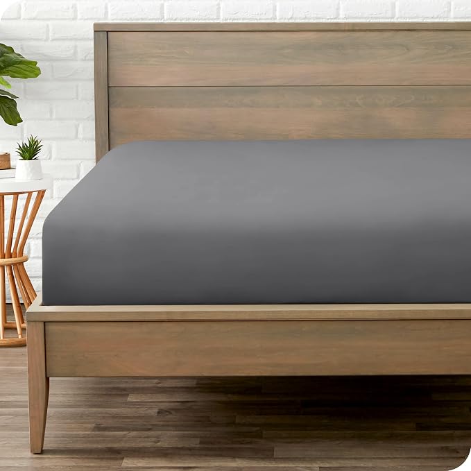 Bare Home Fitted Bottom Sheet California King Size by BareHome