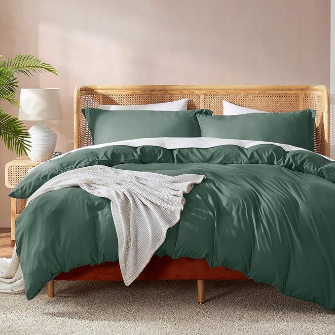 Nestl Forest Green Duvet Cover Queen Size by Nestl