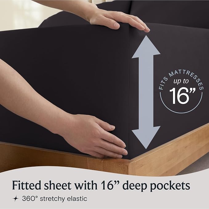 LuxClub 3 PC Sheet Bed Sheets Deep Pockets 18" Eco Friendly Wrinkle - Image 6