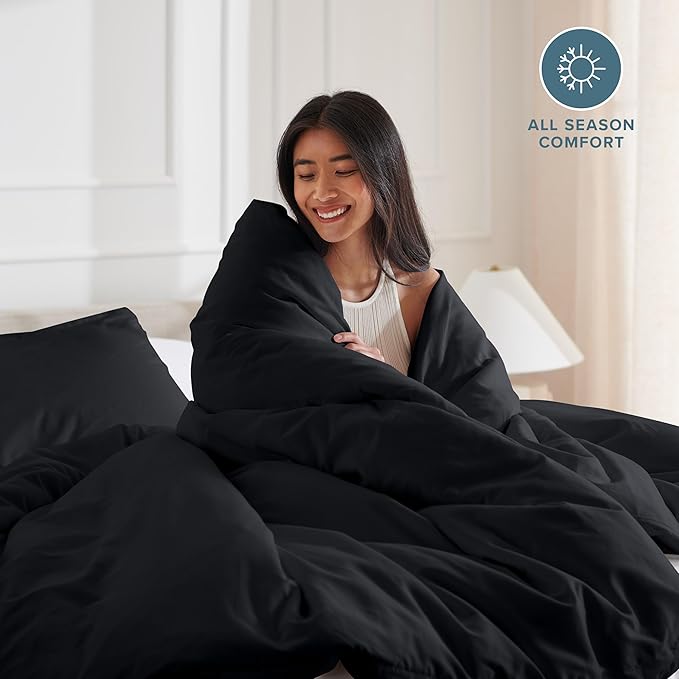 Bare Home Bedding Duvet Cover Oversized Queen Size - Image 3
