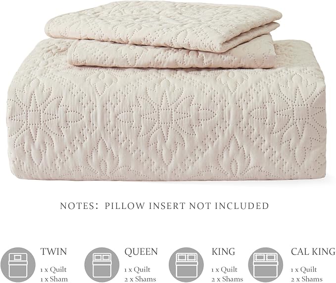 Exclusivo Mezcla Queen Quilt Bedding Set, Lightweight Soft Bedspreads Coverlets - Image 6
