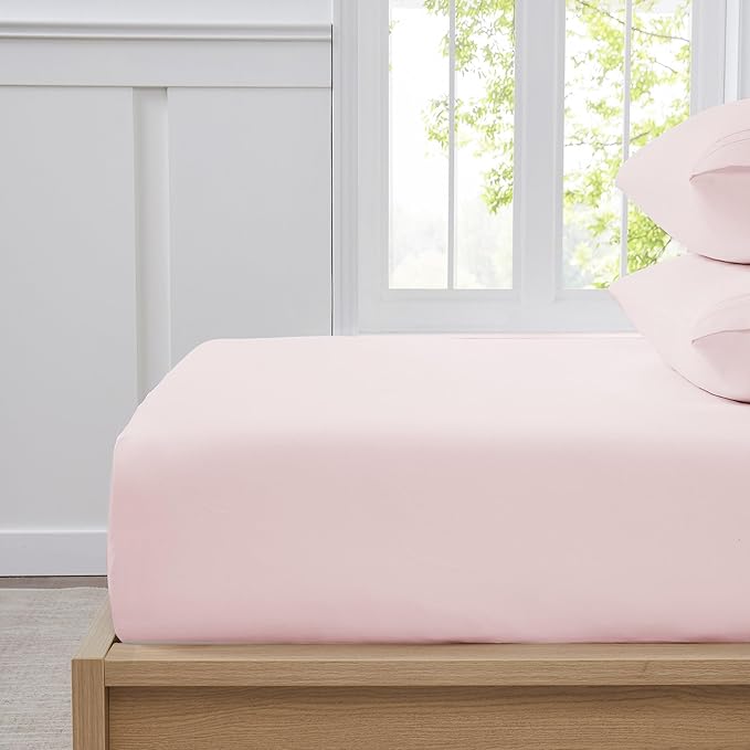 Twin XL Fitted Sheet Only with Full Elastic & Built in Corner Sheet Straps to - Image 3
