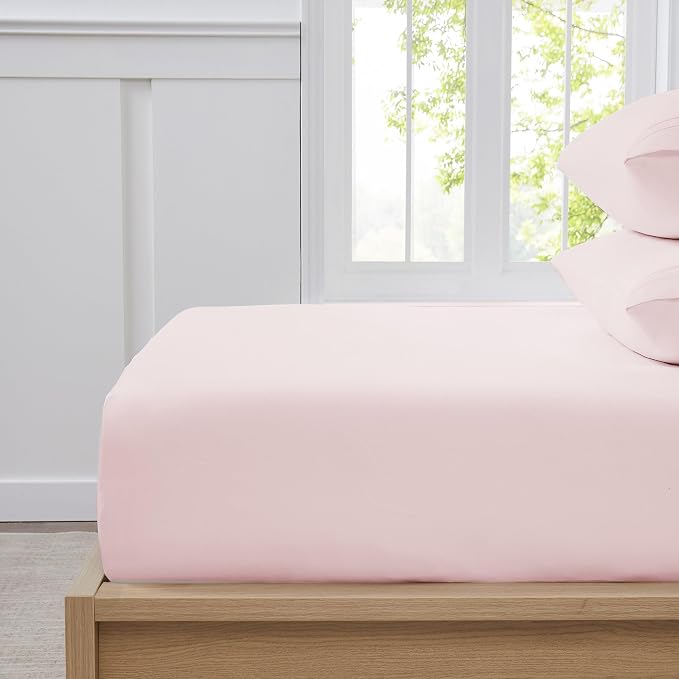 Queen Fitted Sheet Only with Full Elastic & Built in Corner Sheet Straps to - Image 3