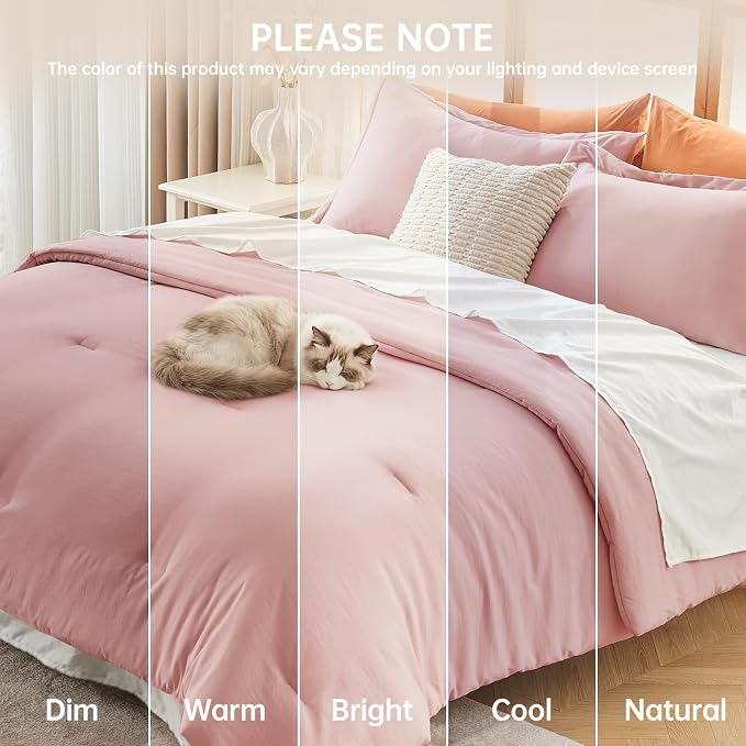 MUXHOMO California King Comforter Set, All Season Ultra Soft Down Alternative - Image 9