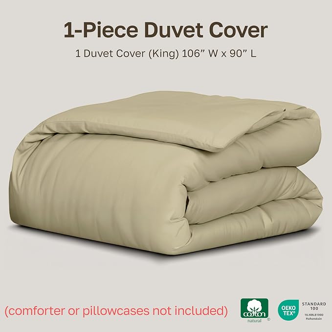 California Design Den 100% Cotton Duvet Cover King Only - Image 5