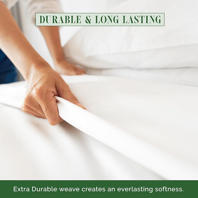 Luxury Flat Sheet Elegant Comfort Wrinkle-Free 1500 Premier Hotel Quality - Image 4
